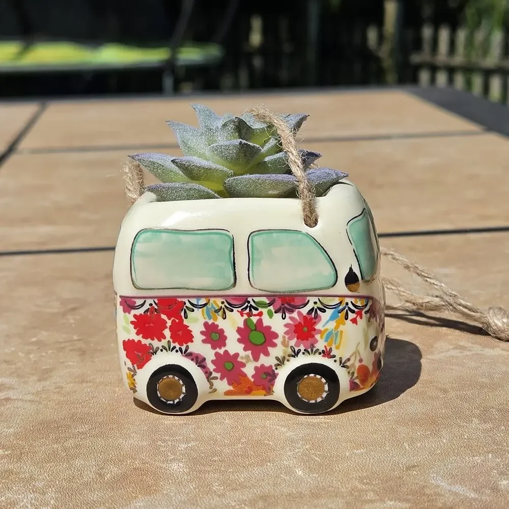 Natural Life Mini Peace Camper With String To Hang